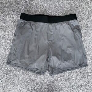 Ten Thousand Tactical Shorts Mens M Gray Lined Athletic Training Gym Performance